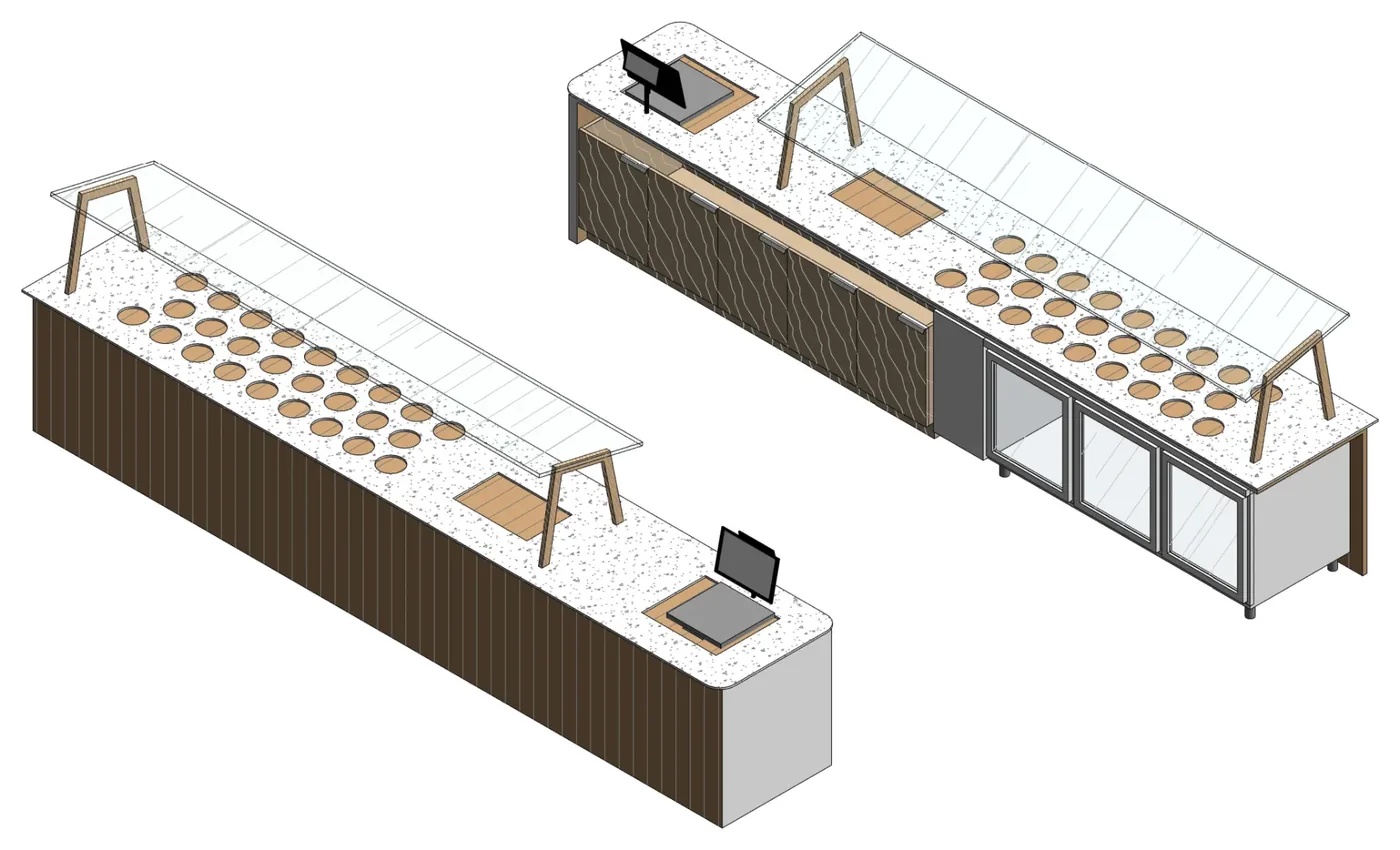 Yovie toppings counter